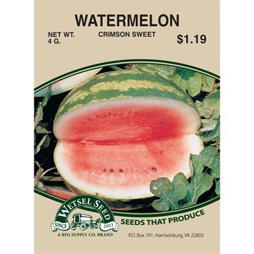 Watermelon Crimson Sweet 4g